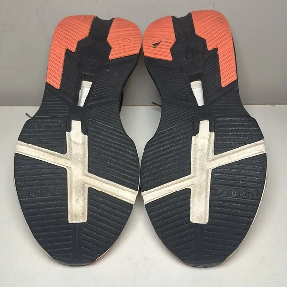 On Running Cloudnova x canyon salmon Coral and Black Athletic Shoes - Picture 6 of 9